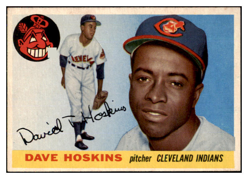 1955 Topps Baseball #133 Dave Hoskins Indians EX-MT 524765