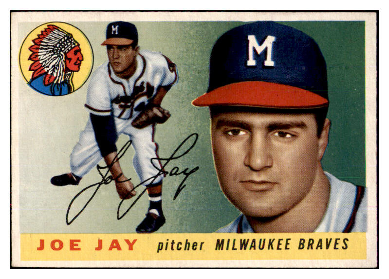 1955 Topps Baseball #134 Joe Jay Braves EX-MT 524766