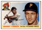 1955 Topps Baseball #135 Johnny O'Brien Pirates EX-MT 524767