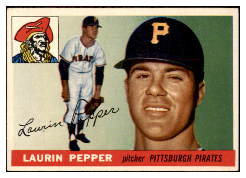 1955 Topps Baseball #147 Laurin Pepper Pirates EX-MT 524769