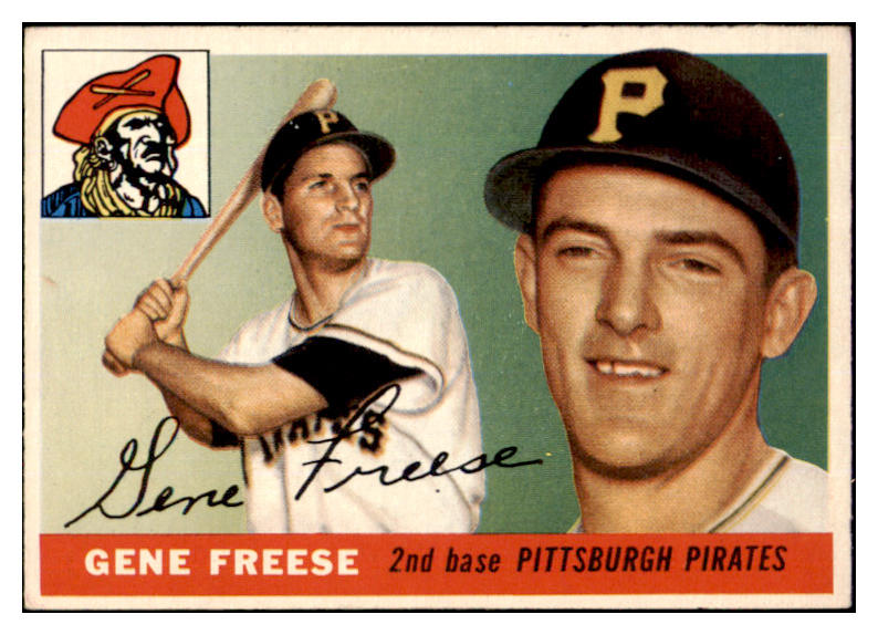 1955 Topps Baseball #205 Gene Freese Pirates EX-MT 524776