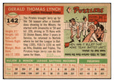 1955 Topps Baseball #142 Jerry Lynch Pirates EX 524784