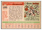 1955 Topps Baseball #185 Don Ferrarese Orioles EX 524789