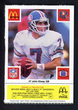 1986 McDonalds #007 John Elway Broncos VG-EX Rocky Mountain 524813