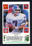 1986 McDonalds #007 John Elway Broncos VG-EX 524816