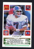 1986 McDonalds #007 John Elway Broncos EX-MT 524818