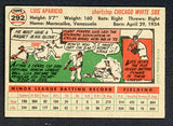 1956 Topps Baseball #292 Luis Aparicio White Sox EX-MT 524820