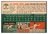 1954 Topps Baseball #002 Gus Zernial A's EX 524840