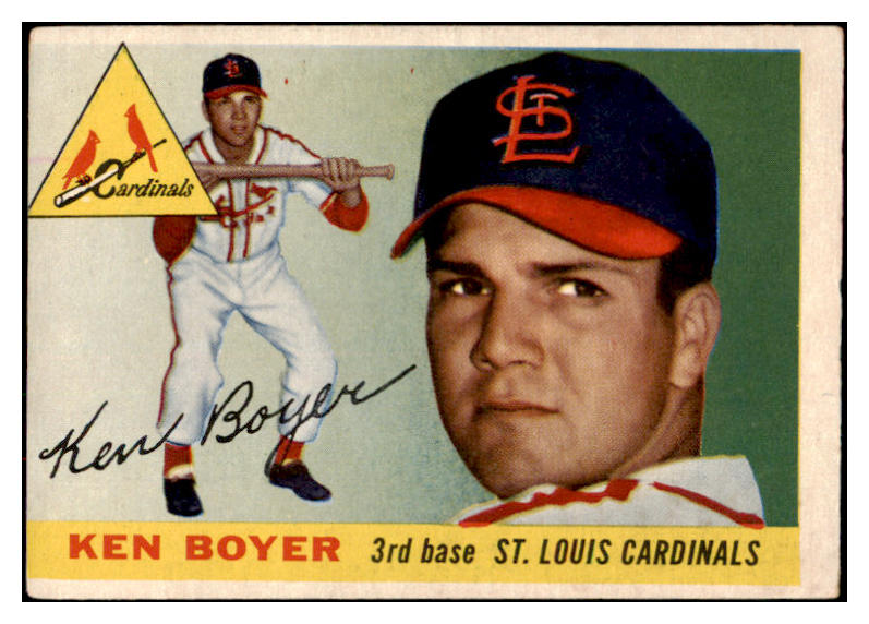 1955 Topps Baseball #125 Ken Boyer Cardinals VG 524847