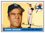 1955 Topps Baseball #166 Hank Bauer Yankees VG 524848