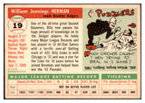 1955 Topps Baseball #019 Billy Herman Dodgers EX 524851