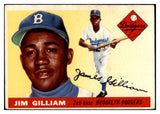 1955 Topps Baseball #005 Jim Gilliam Dodgers EX 524853