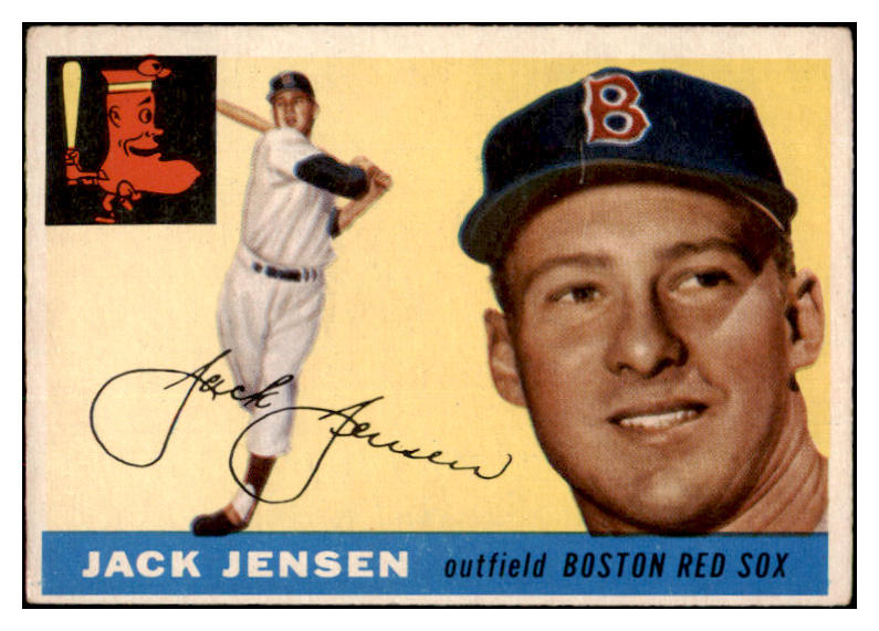 1955 Topps Baseball #200 Jackie Jensen Red Sox EX 524854