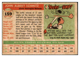 1955 Topps Baseball #159 Johnny Schmitz Senators EX 524862