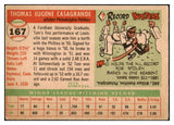 1955 Topps Baseball #167 Tom Casagrande Phillies EX 524864