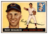 1955 Topps Baseball #174 Rudy Minarcin Reds EX 524871