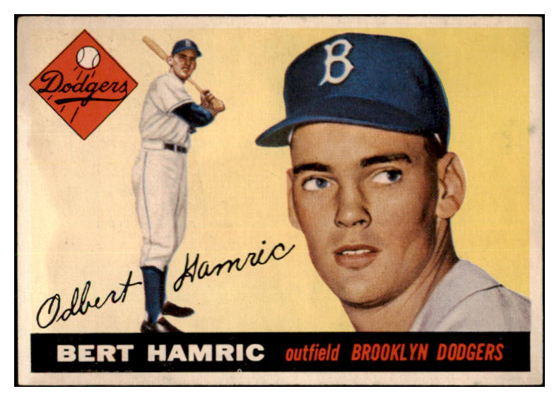 1955 Topps Baseball #199 Bert Hamric Dodgers EX 524875