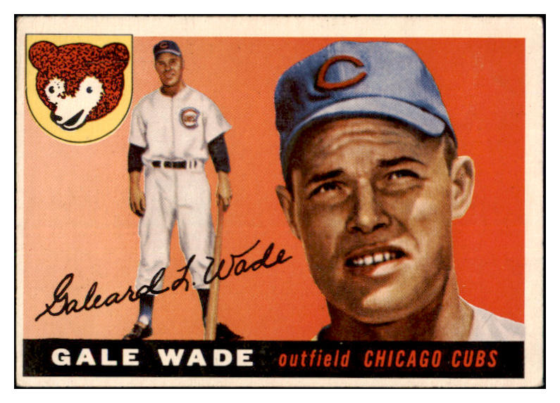 1955 Topps Baseball #196 Gale Wade Cubs EX 524879