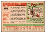 1955 Topps Baseball #196 Gale Wade Cubs EX 524879