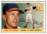 1955 Topps Baseball #191 Eddie Stanky Cardinals EX 524880