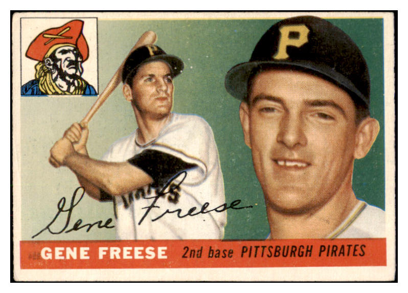 1955 Topps Baseball #205 Gene Freese Pirates EX 524882