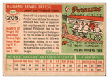 1955 Topps Baseball #205 Gene Freese Pirates EX 524882