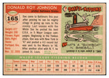 1955 Topps Baseball #165 Don Johnson Orioles GD-VG 524886