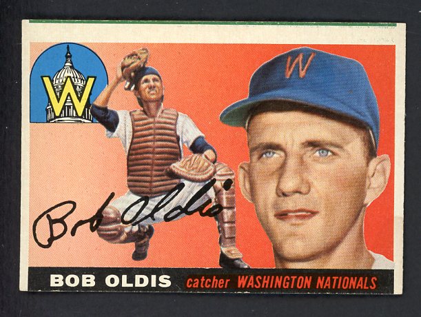 1955 Topps Baseball #169 Bob Oldis Senators VG 524888