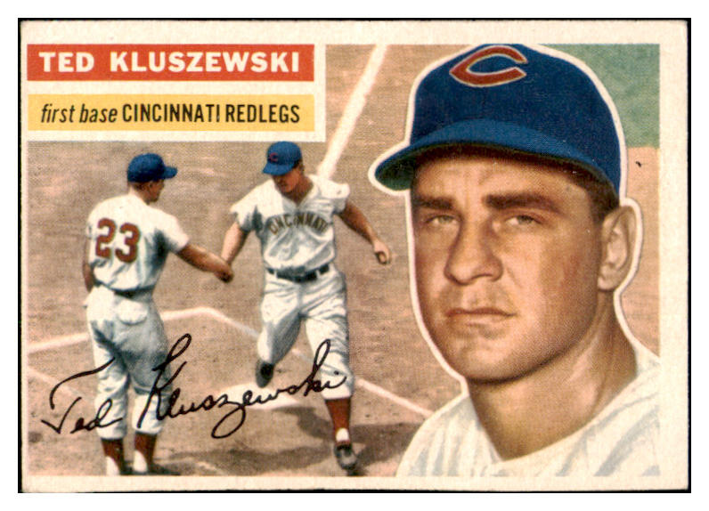 1956 Topps Baseball #025 Ted Kluszewski Reds EX White 524895