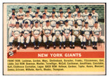 1956 Topps Baseball #226 New York Giants Team EX 524900