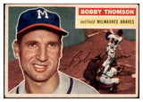 1956 Topps Baseball #257 Bobby Thomson Braves EX 524904