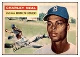 1956 Topps Baseball #299 Charlie Neal Dodgers EX 524909