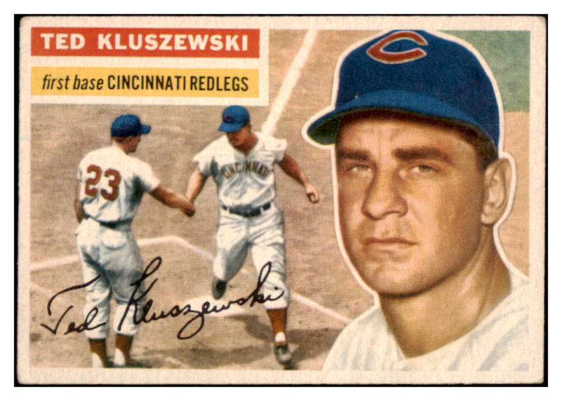 1956 Topps Baseball #025 Ted Kluszewski Reds EX White 524912