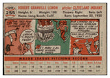 1956 Topps Baseball #255 Bob Lemon Indians EX 524916