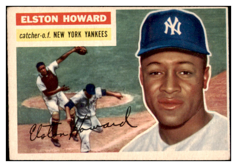 1956 Topps Baseball #208 Elston Howard Yankees VG-EX 524930