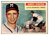 1956 Topps Baseball #312 Andy Pafko Braves VG-EX 524943