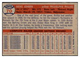 1957 Topps Baseball #070 Richie Ashburn Phillies EX 524946