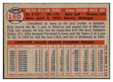 1957 Topps Baseball #160 Billy Pierce White Sox EX 524948