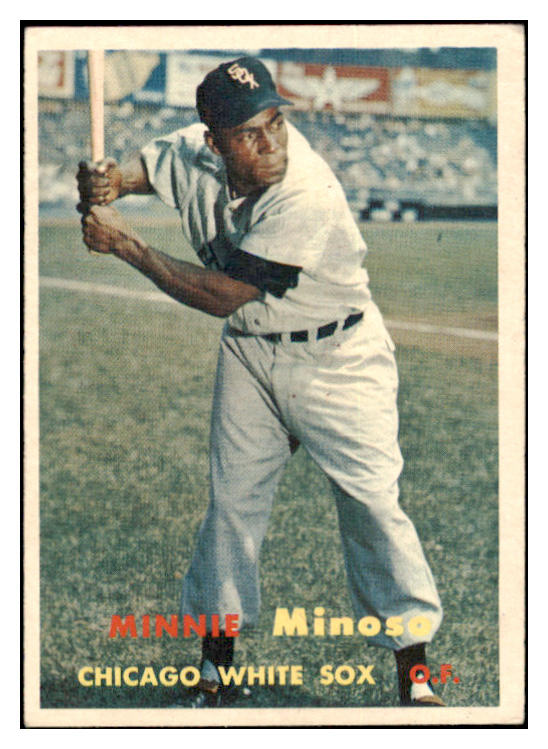 1957 Topps Baseball #138 Minnie Minoso White Sox EX 524950