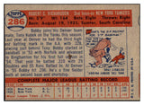1957 Topps Baseball #286 Bobby Richardson Yankees EX 524951