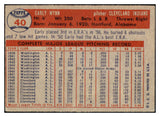 1957 Topps Baseball #040 Early Wynn Indians VG-EX 524953