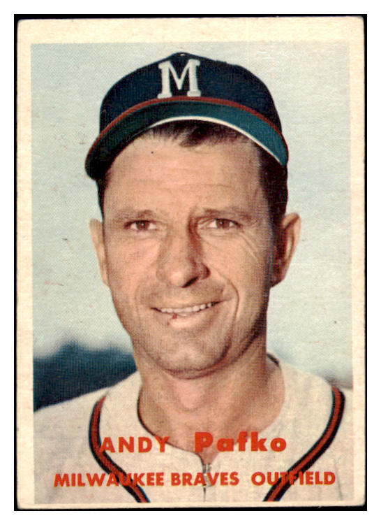 1957 Topps Baseball #143 Andy Pafko Braves VG-EX 524954
