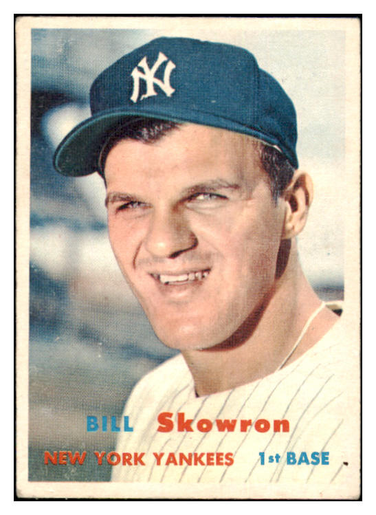1957 Topps Baseball #135 Bill Skowron Yankees VG-EX 524955