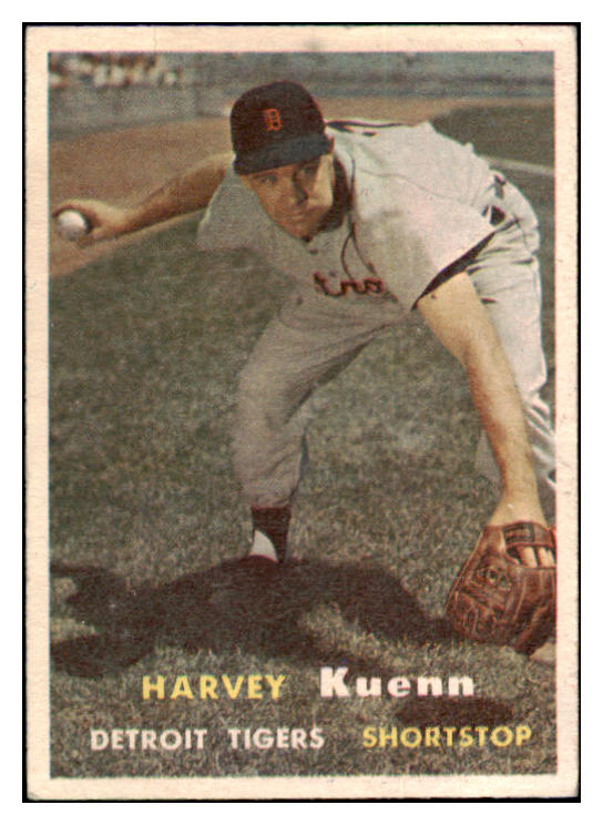 1957 Topps Baseball #088 Harvey Kuenn Tigers VG-EX 524957
