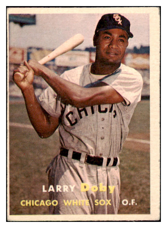 1957 Topps Baseball #085 Larry Doby White Sox VG-EX 524958