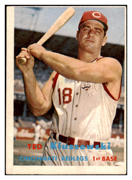 1957 Topps Baseball #165 Ted Kluszewski Reds VG-EX 524961