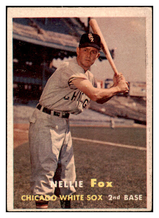 1957 Topps Baseball #038 Nellie Fox White Sox VG-EX 524964