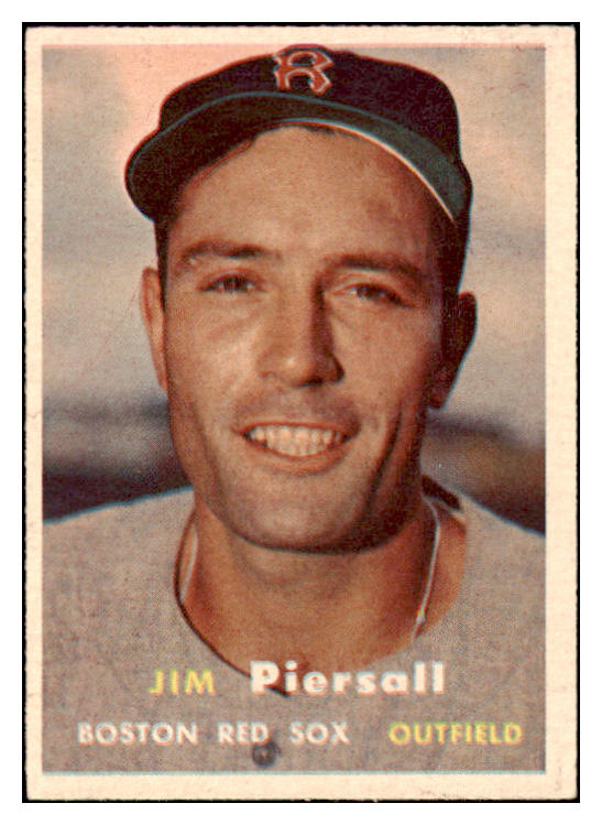 1957 Topps Baseball #075 Jimmy Piersall Red Sox VG-EX 524986