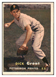 1957 Topps Baseball #012 Dick Groat Pirates VG-EX 524987