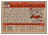 1957 Topps Baseball #012 Dick Groat Pirates VG-EX 524987